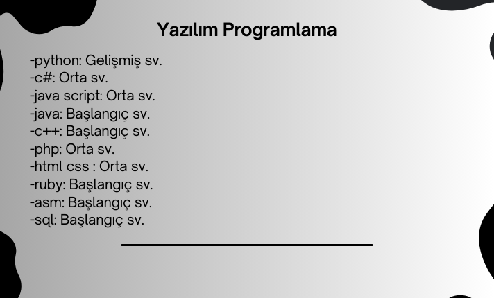 yazılım